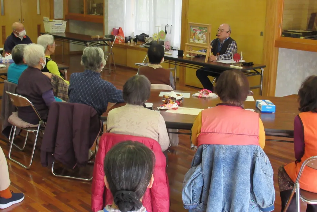 みんな楽しみにしている紙芝居