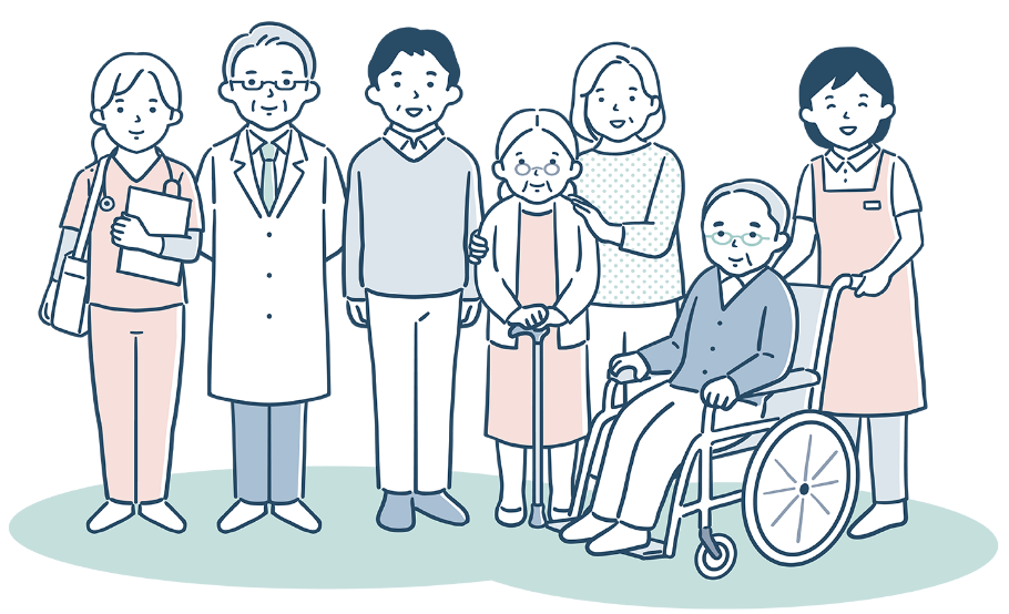 サポートする人々