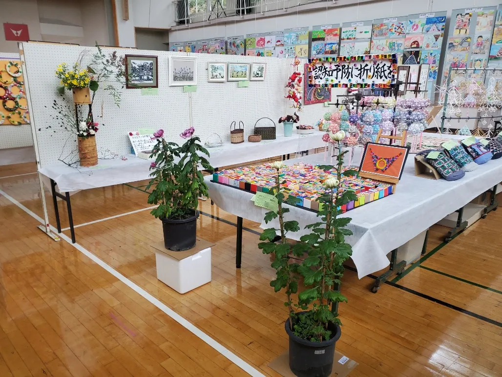 村民文化祭における高齢者作品